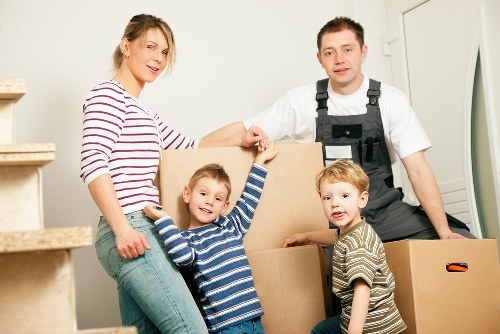 Unpacking assistance setting up a Brompton home after the move