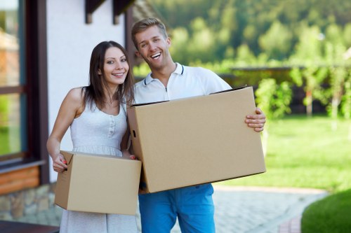 Organised packing materials for a Brompton residential or commercial move